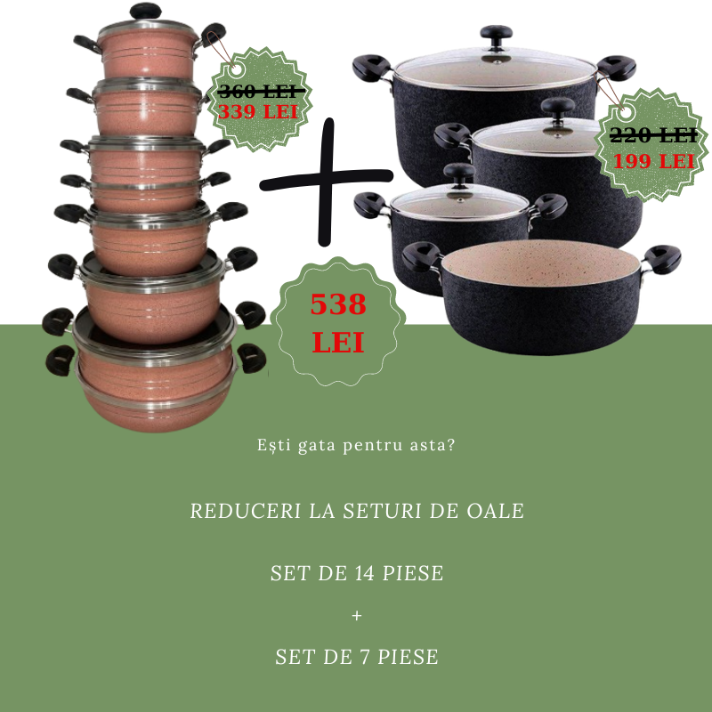 Set Oale 14 Piese + Set Oale 7 Piese by Kiwi Mag